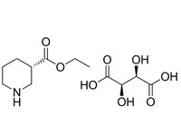 (S)-3-哌啶甲酸乙酯-D-酒石酸鹽，98%